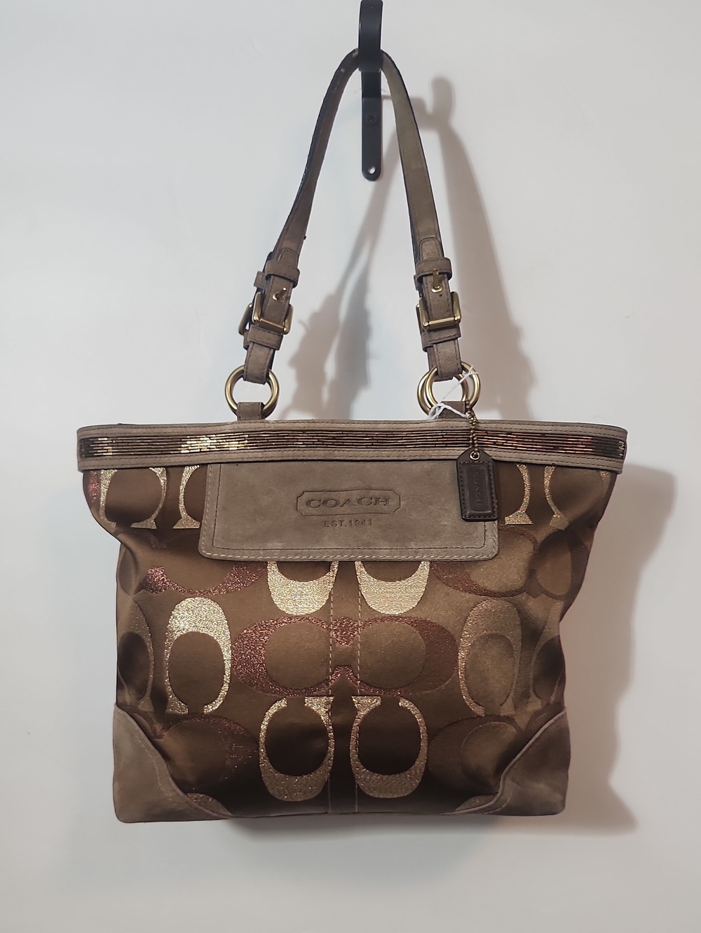 Coach Signature Tote Bag in Brown